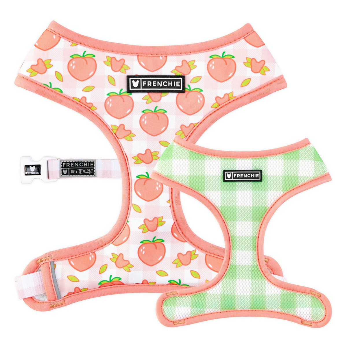 Frenchie Duo Reversible Harness - Peaches