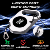 LED Retractable Dog Leash with Flashlight