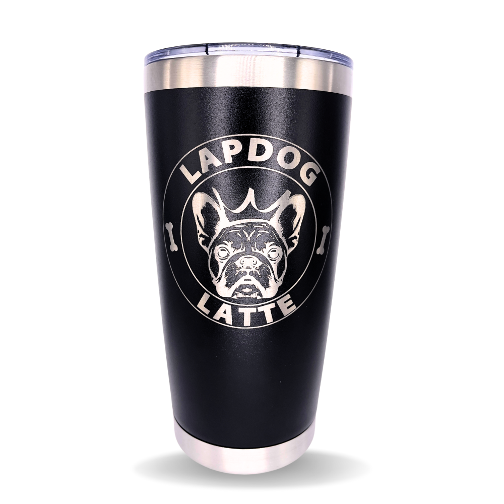 Tumbler 20 oz Lapdog Latte Frenchie