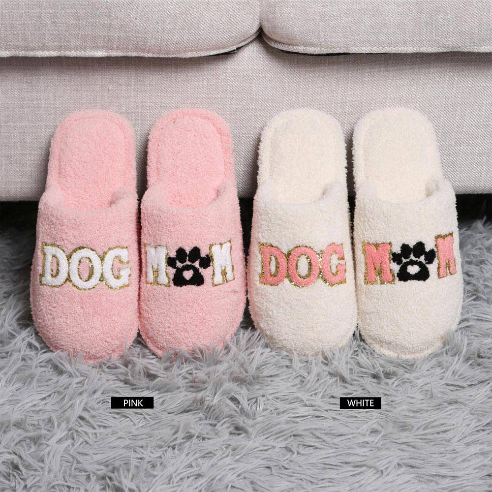 Dog Mom Soft Home Indoor Floor Slippers