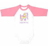 Tie Dye - Pink Sleeve Onesie