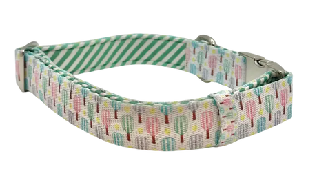 Pickleball Dog Collar White/Multi