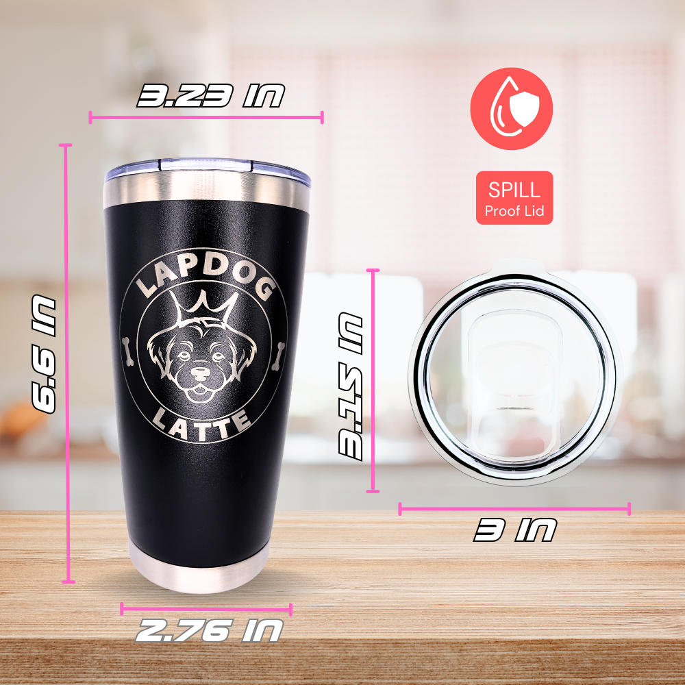 Tumbler 20 oz Lapdog Latte