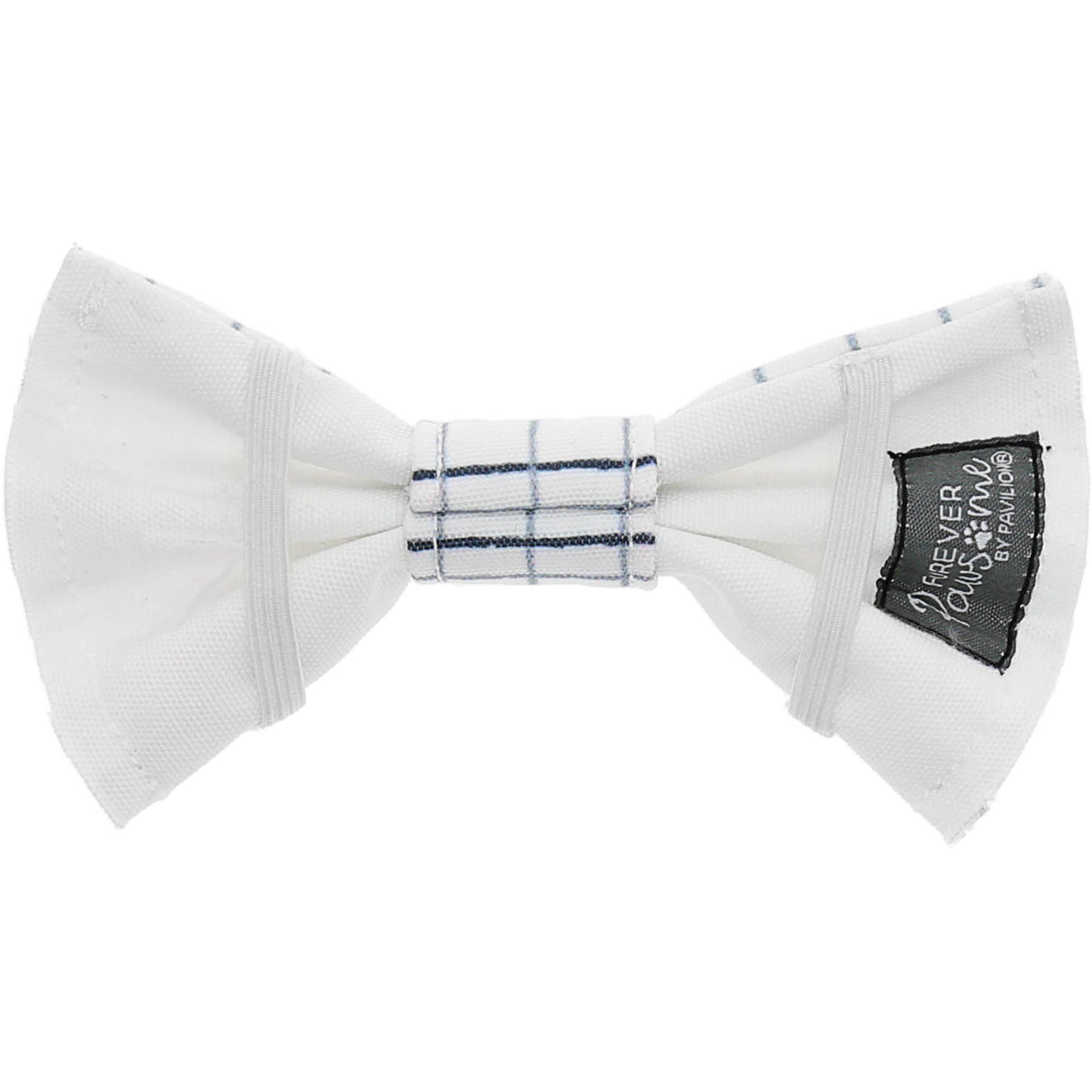 White Checkered - Pet Bow Tie