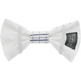 White Checkered - Pet Bow Tie