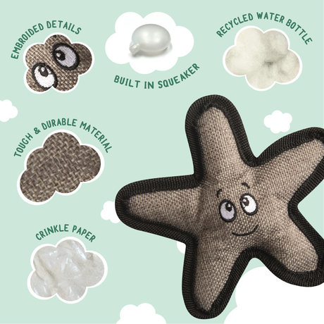 Baby Sophie (the Starfish) Dog Toy