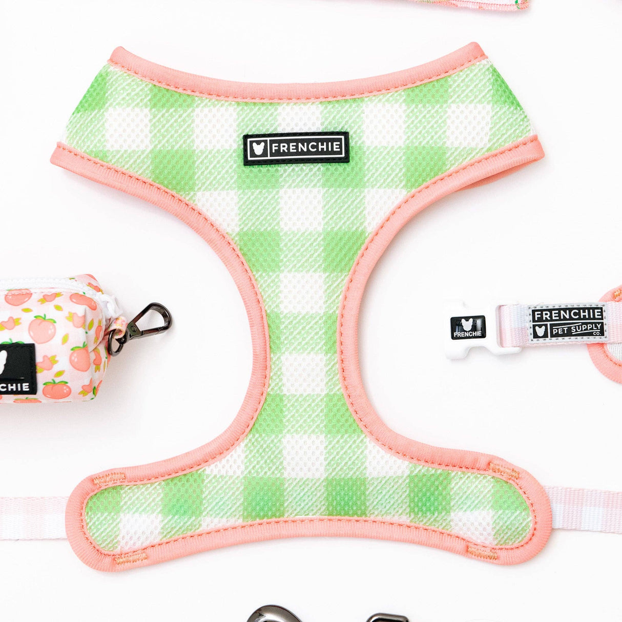 Frenchie Duo Reversible Harness - Peaches