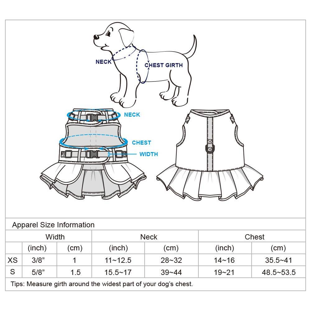 Made Well Floral Dog Dress Harness