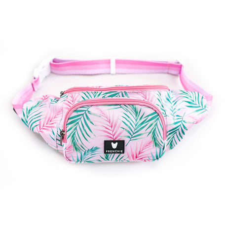 Frenchie Fanny Pack - Pink Palms