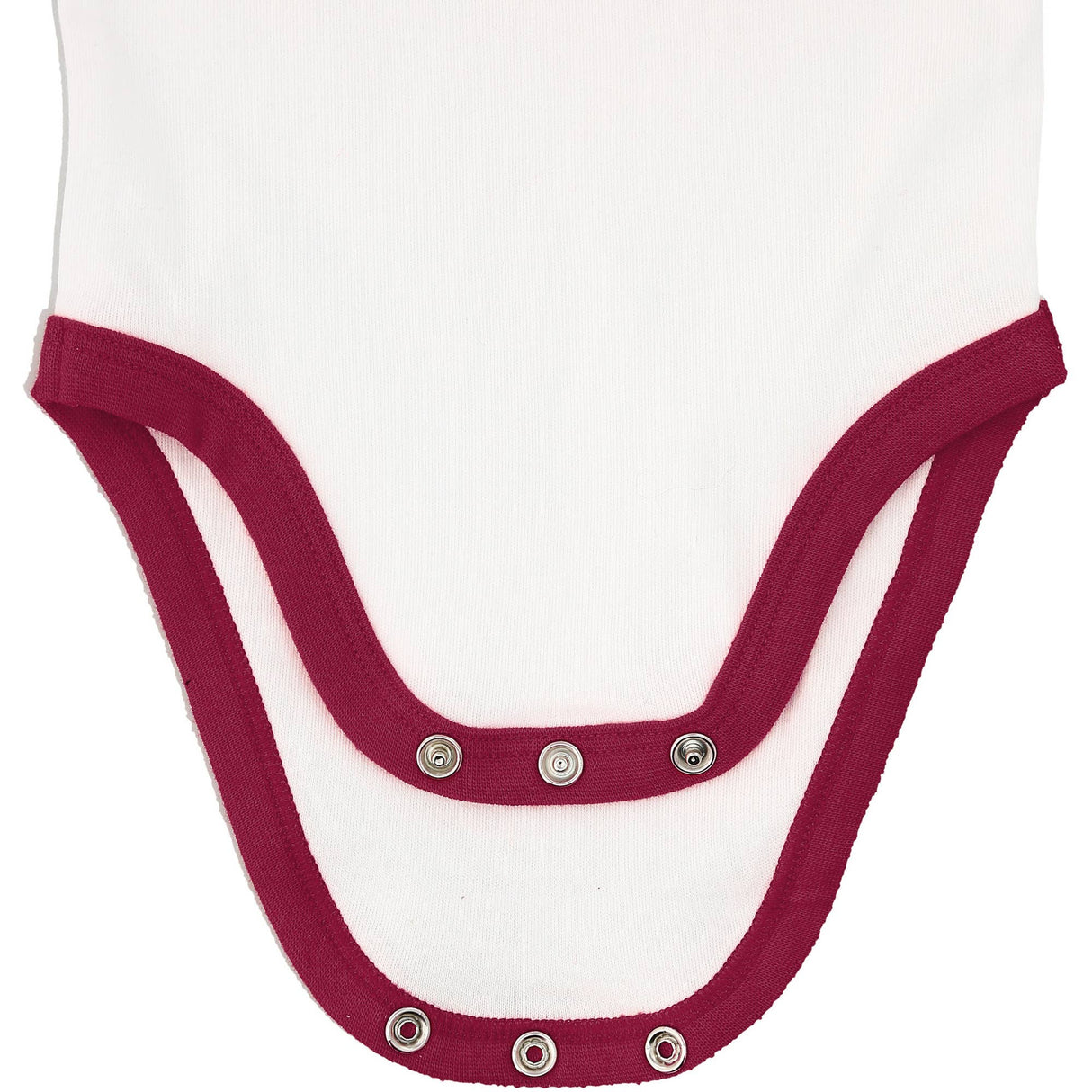 Run The House - Burgundy Trimmed Bodysuit