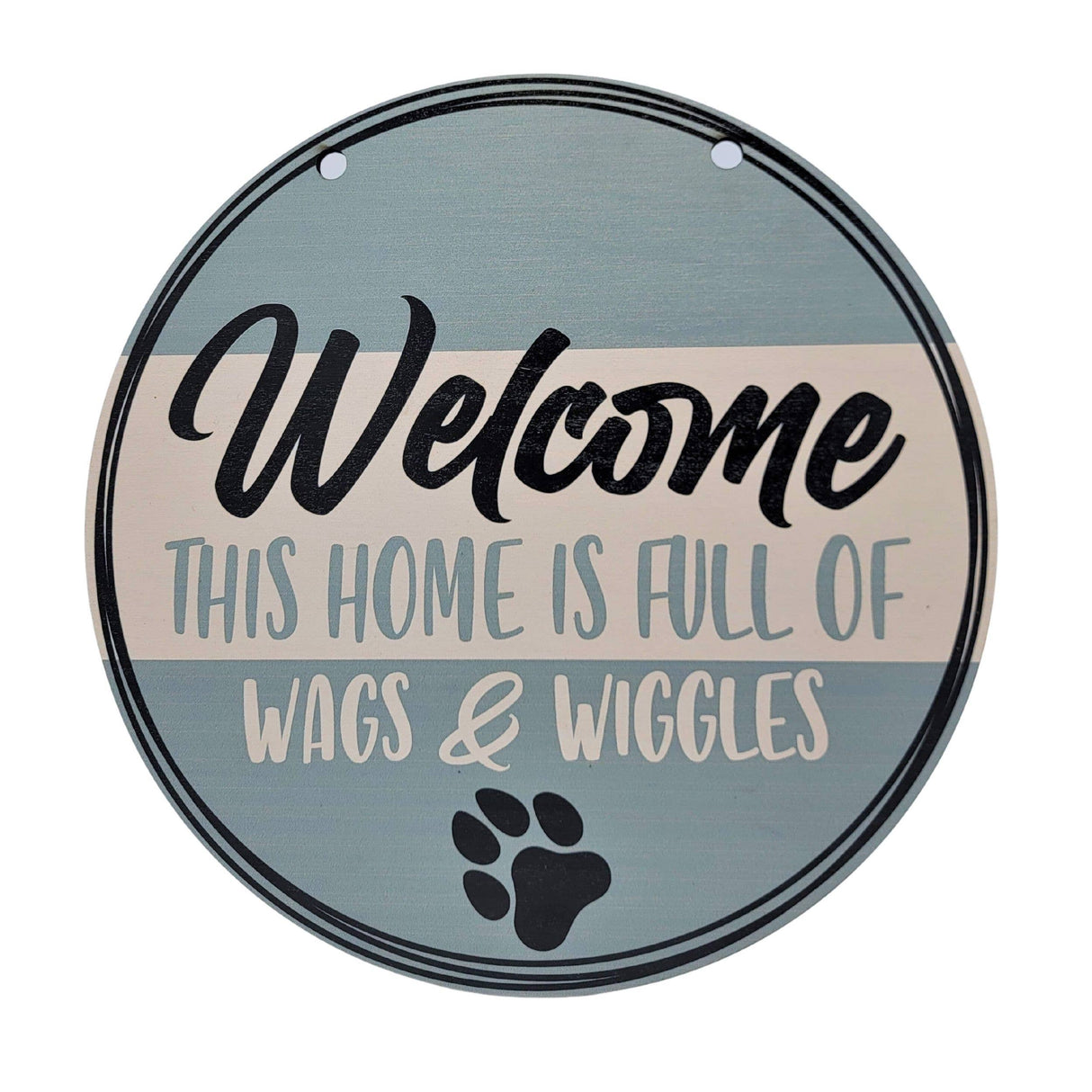 Welcome Wags & Wiggles Home Decor - Dog Sign