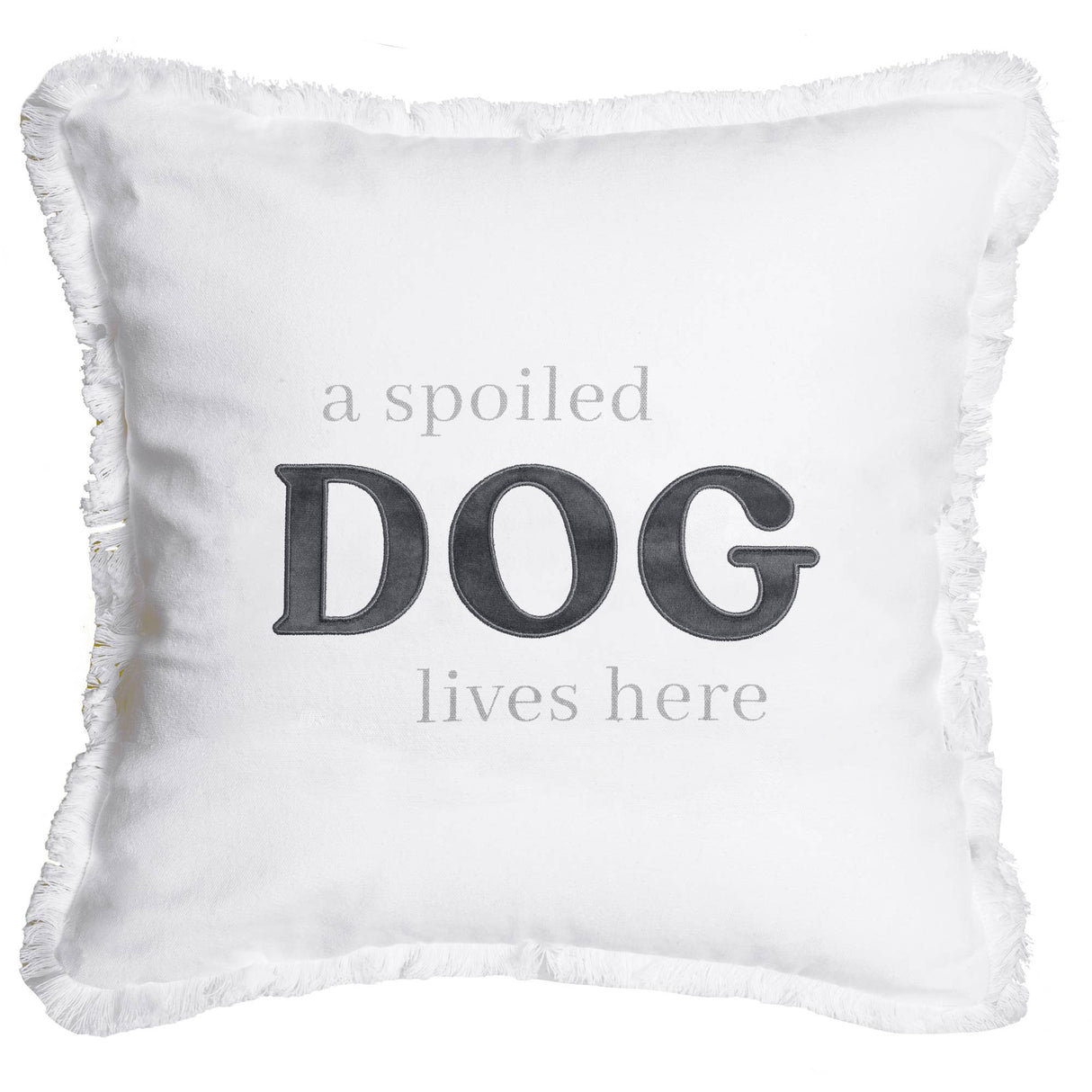 Spoiled Dog - 18" Throw Pillow Cover