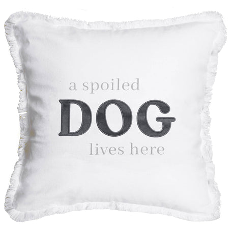 Spoiled Dog - 18" Throw Pillow Cover