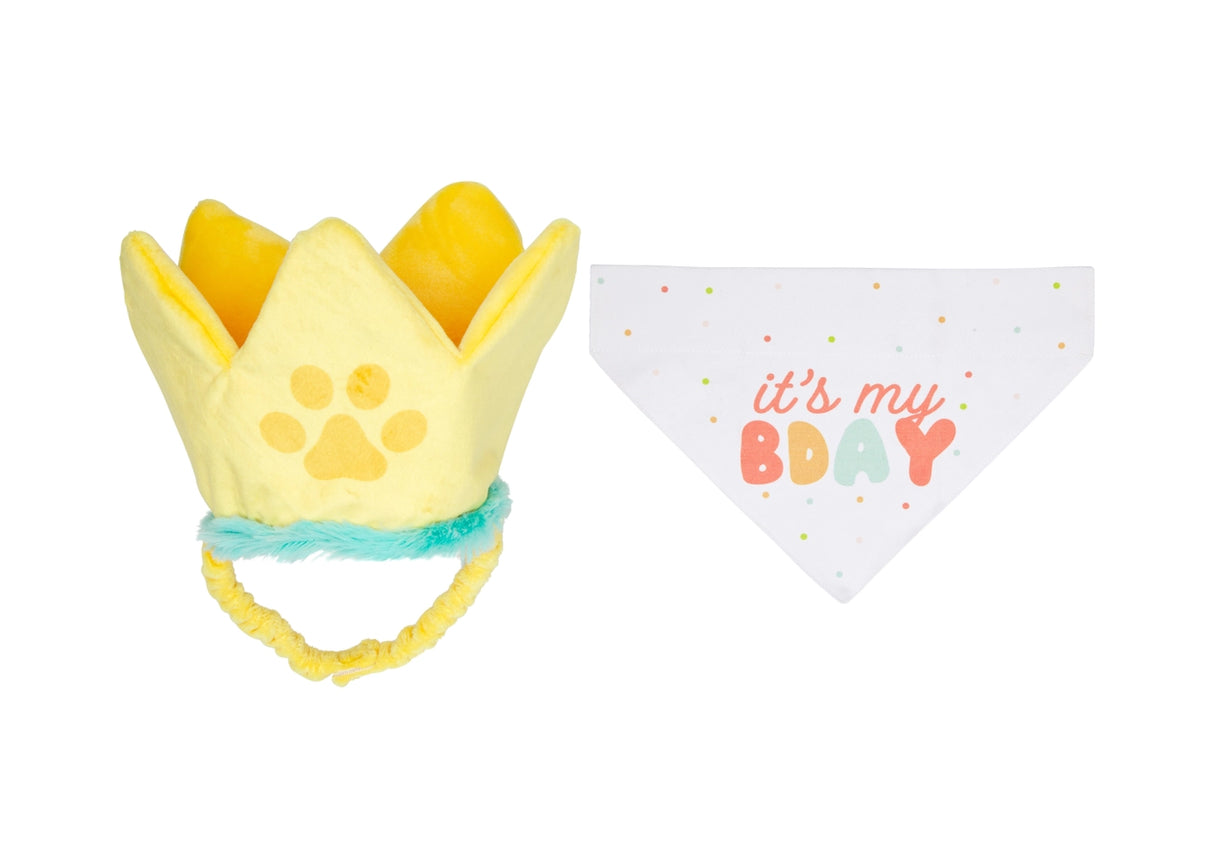 Happy Barkday Bandana and Hat Set