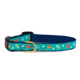 Pickleball Dog Collar Teal/Multi