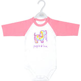 Tie Dye - Pink Sleeve Onesie