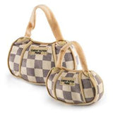 Checker Chewy Vuiton Purse Toy