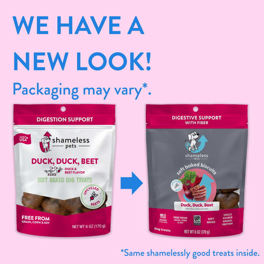 Duck Duck Beet Soft Baked Dog Treats