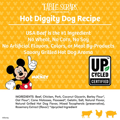 Disney Table Scraps - Hot Diggity Dog Recipe