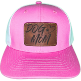 Dog Mom Leather Patch Hat