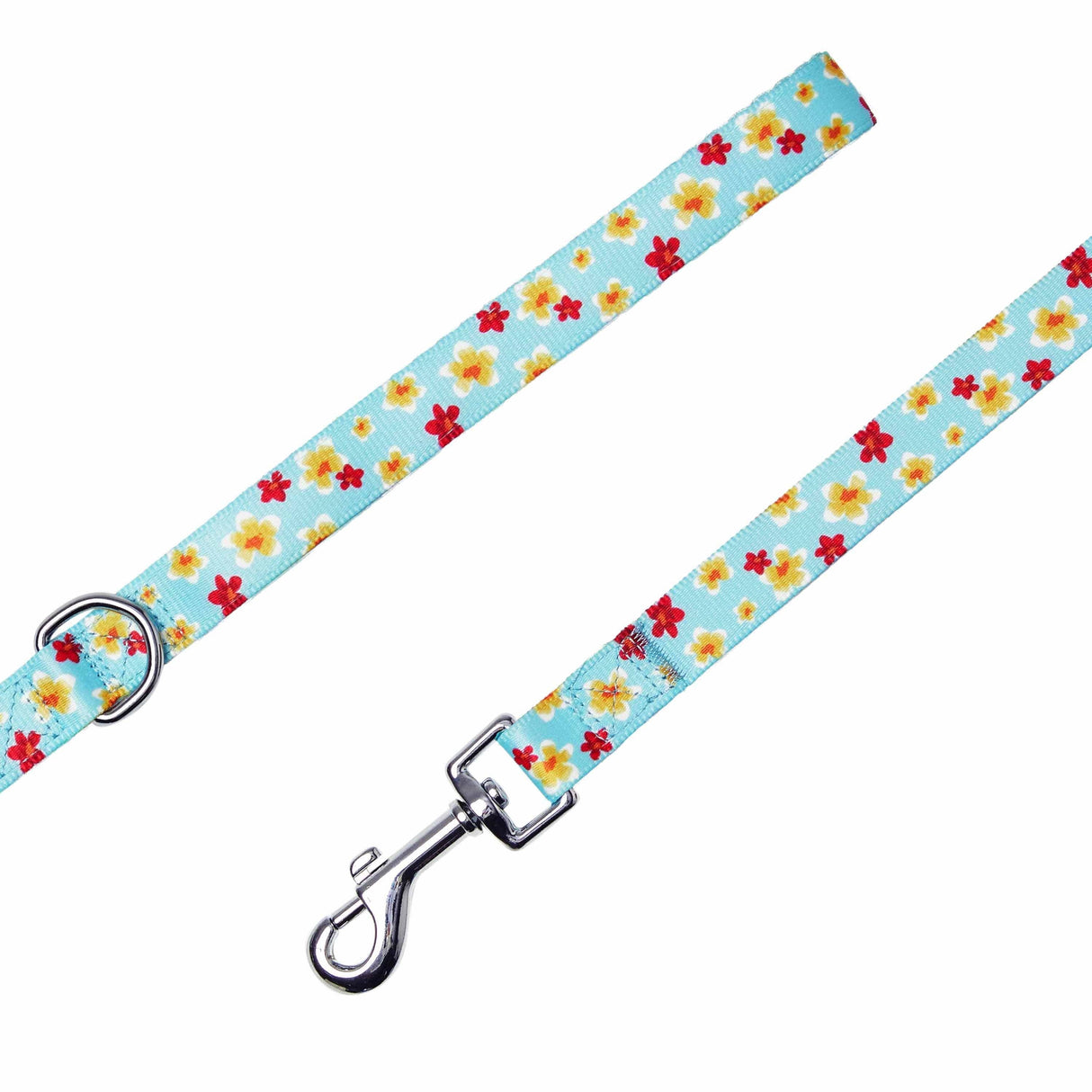 Tropical Plumeria Flower Dog Leash