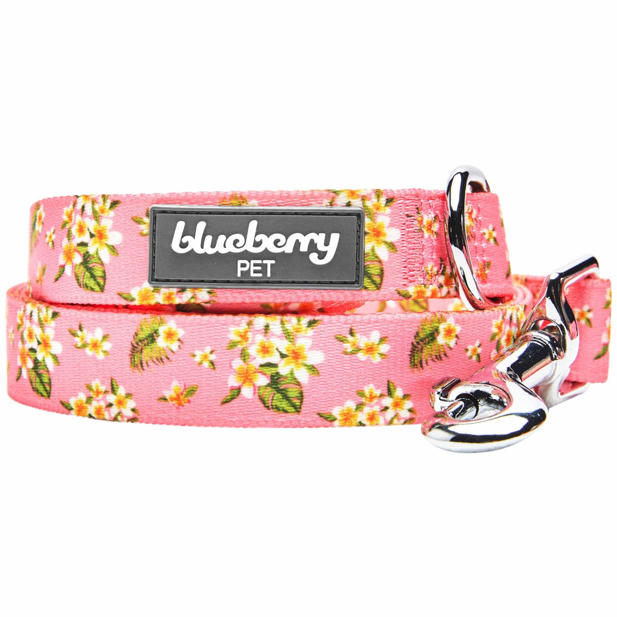 Tropical Plumeria Flower Dog Leash