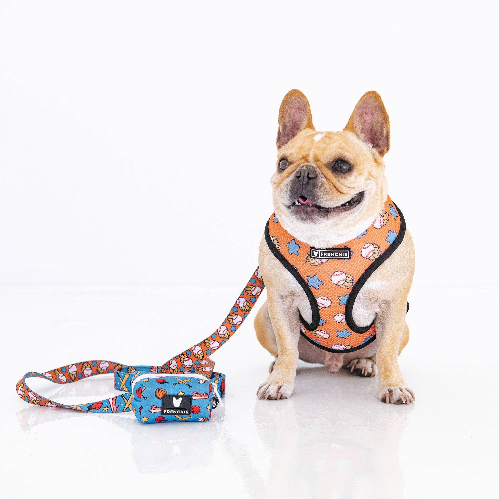 Frenchie Duo Reversible Harness Batter Up LapDog Depot