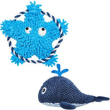 Sea-star and Whale Squeaky Toys