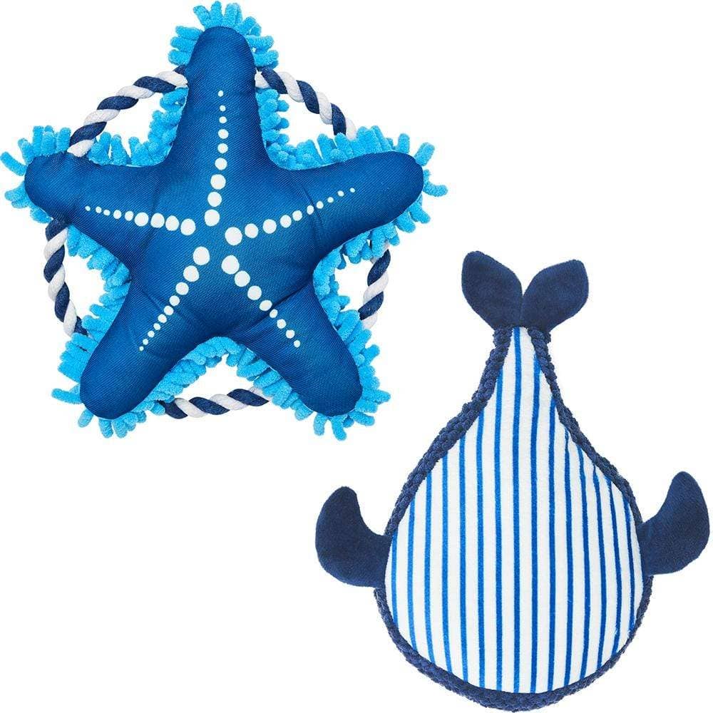 Sea-star and Whale Squeaky Toys