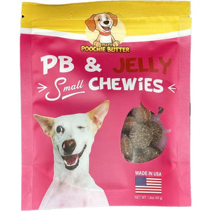 Peanut Butter & Jelly Small Chewy Dog Treats