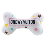 White Chewy Vuiton Bone Toys