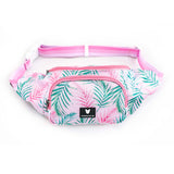 Frenchie Fanny Pack - Pink Palms